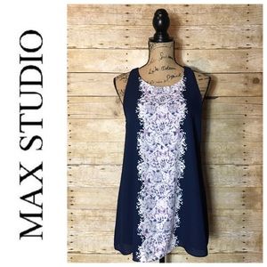 Max Studio Floral Tank Top